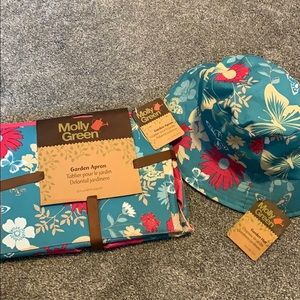 Garden apron & hat